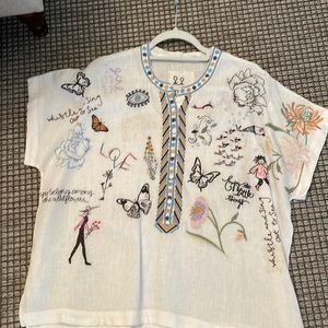 Pete and Greta linen top